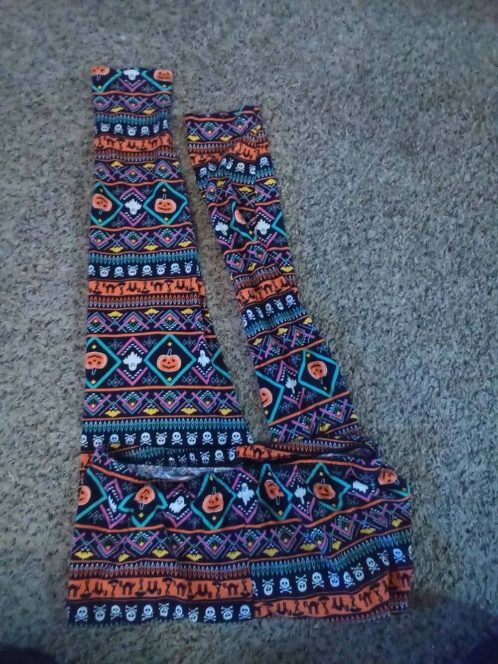 Halloween Print Leggings(Pumpkins, Ghosts &More)